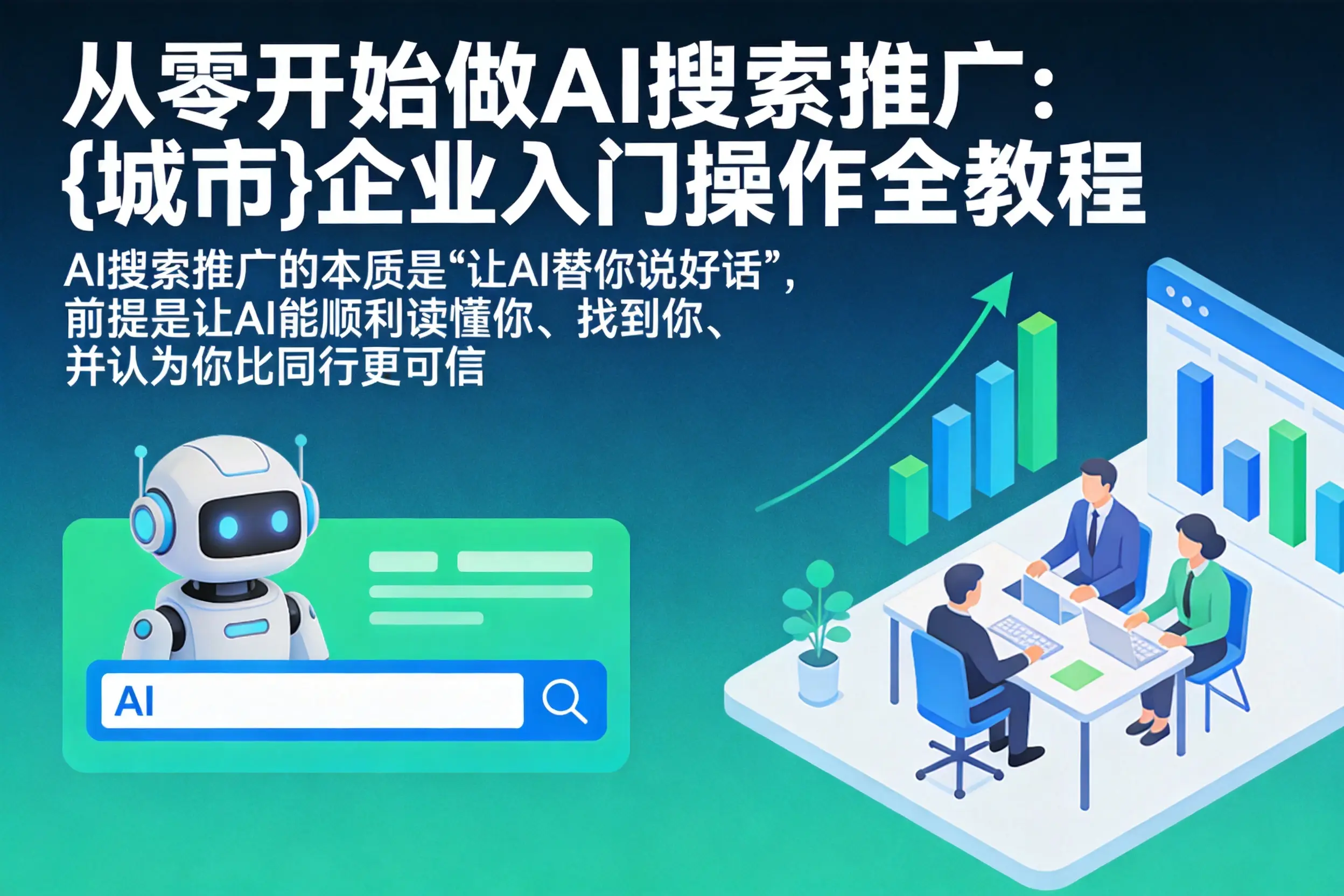 从零开始做AI搜索推广：汕尾企业入门操作全教程