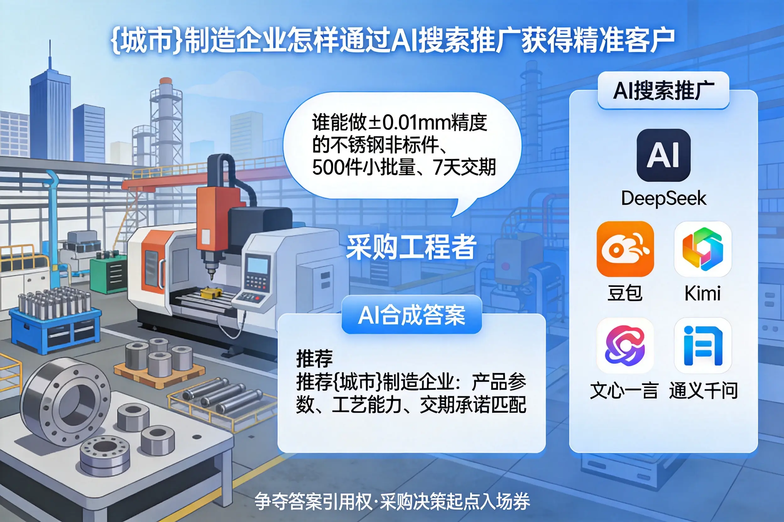汕尾制造企业怎样通过AI搜索推广获得精准客户