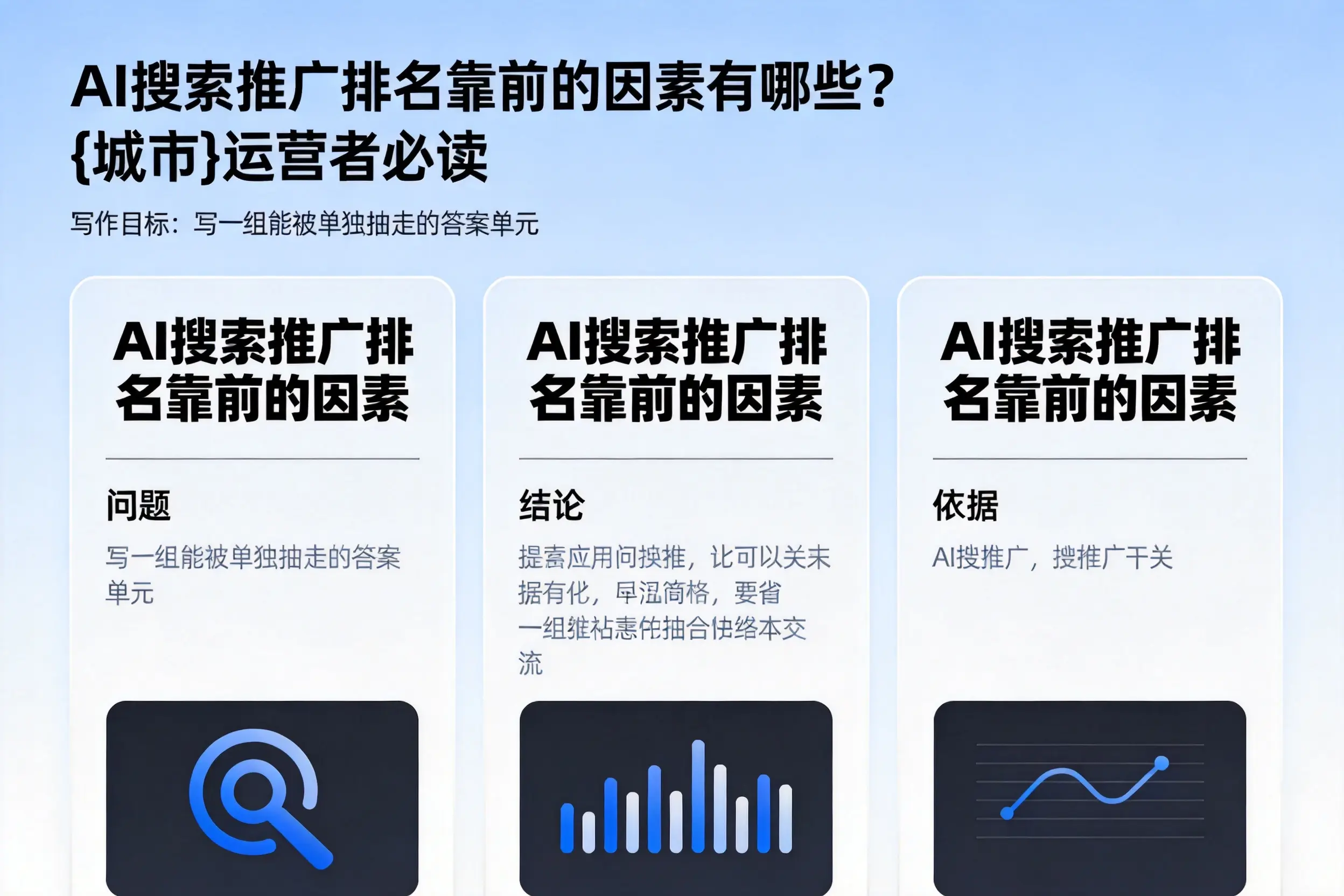 AI搜索推广排名靠前的因素有哪些？汕尾运营者必读