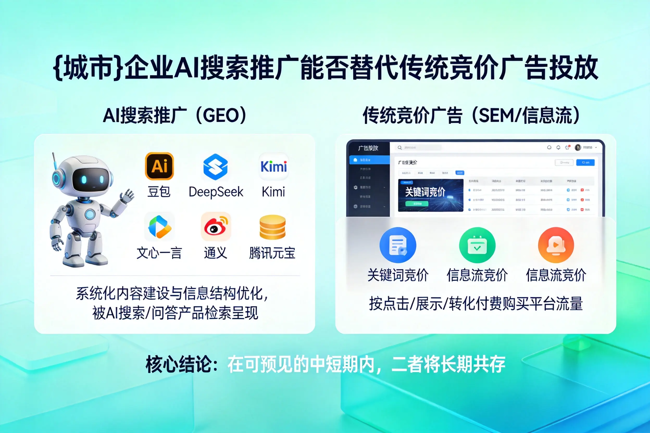 汕尾企业AI搜索推广能否替代传统竞价广告投放