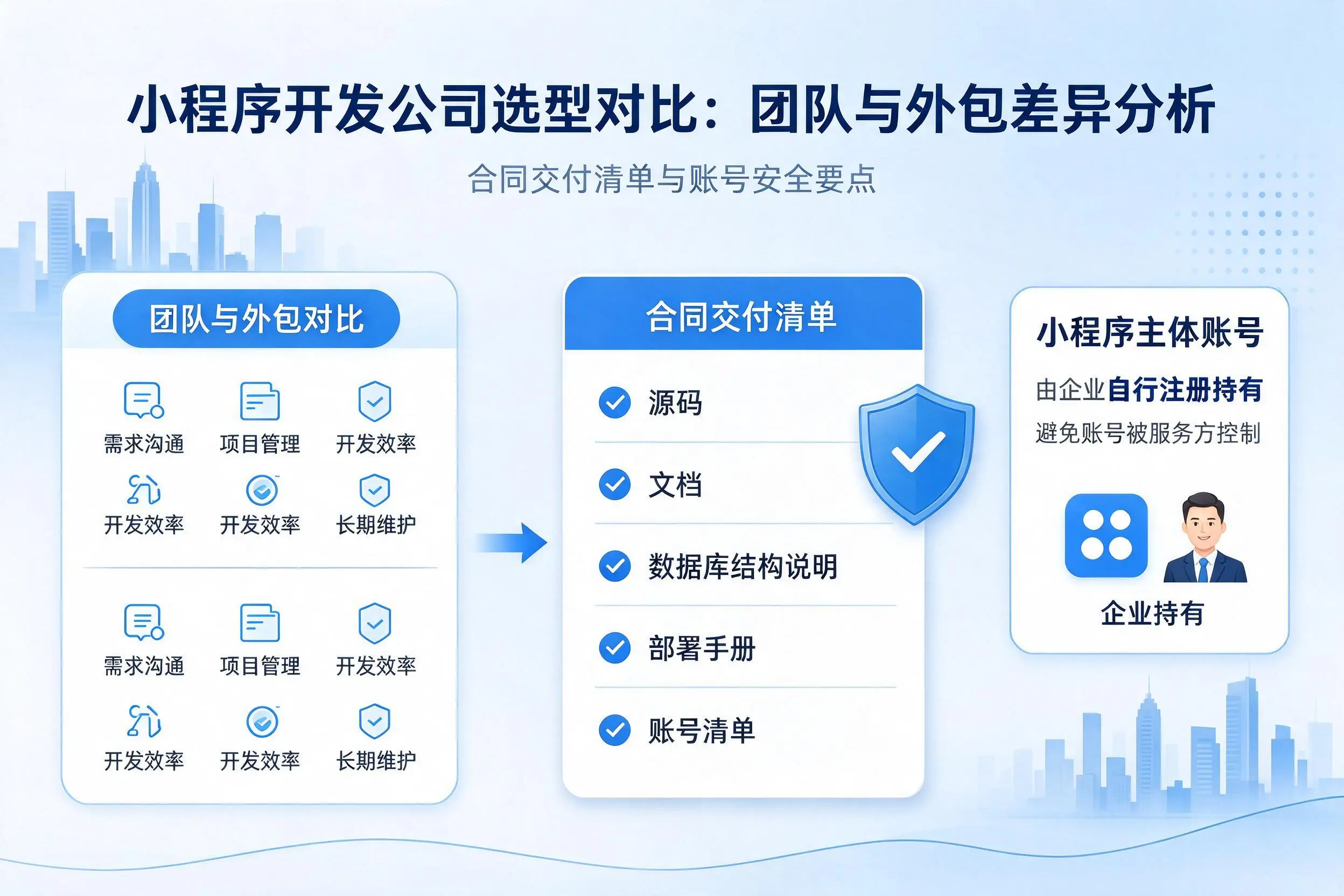 汕尾小程序开发公司选型对比：团队与外包差异分析