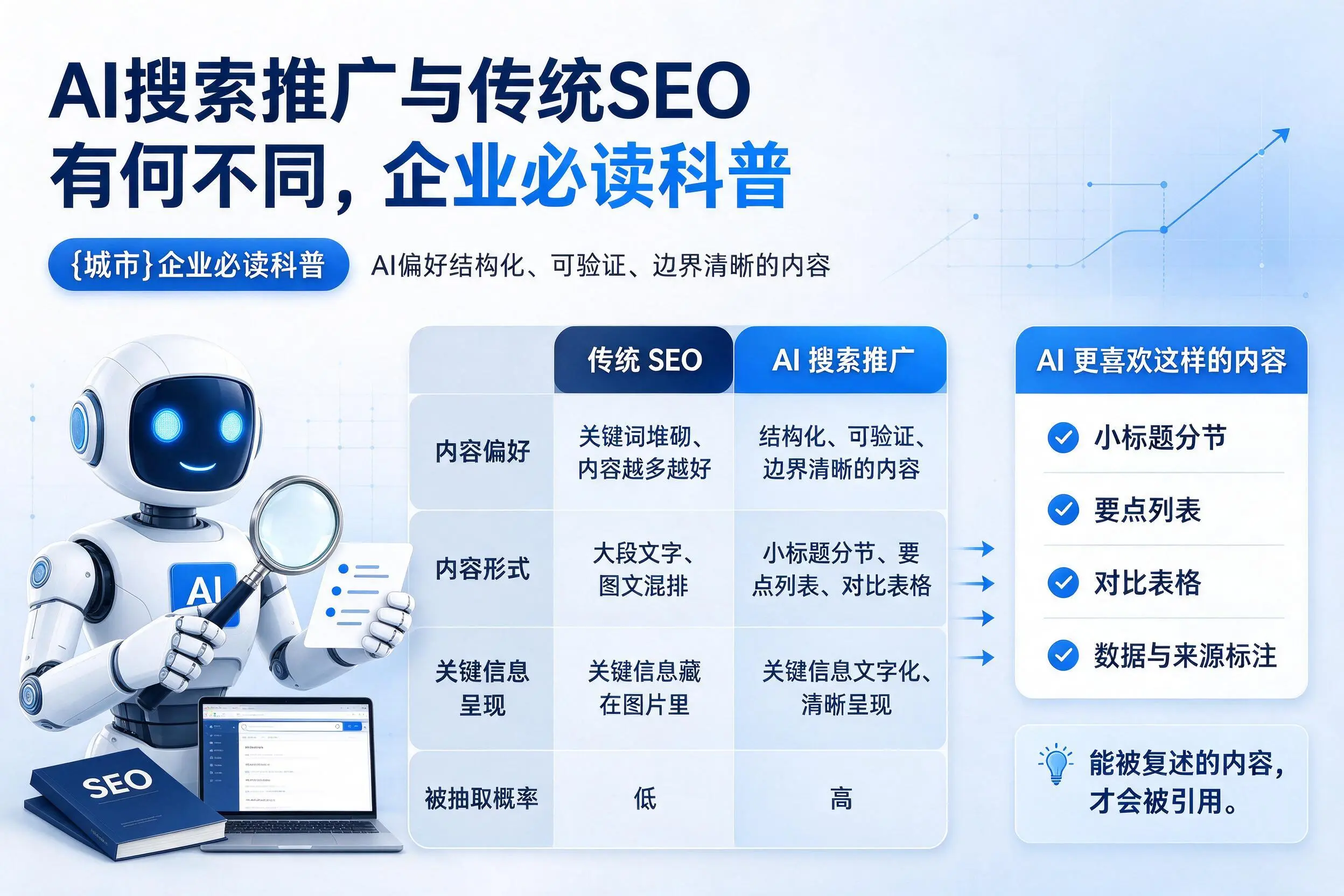 AI搜索推广与传统SEO有何不同,汕尾企业必读科普